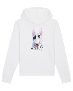 Bullterrier Painting Hanorac Unisex Drummer