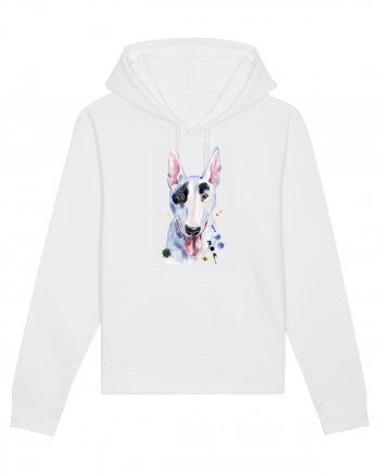 Bullterrier Painting White