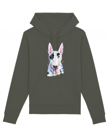Bullterrier Painting Khaki