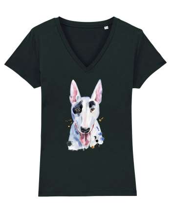 Bullterrier Painting Black