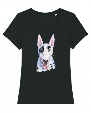 Bullterrier Painting Black
