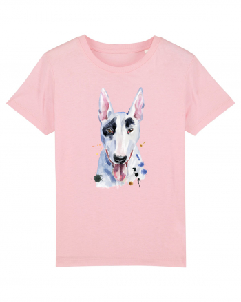 Bullterrier Painting Cotton Pink