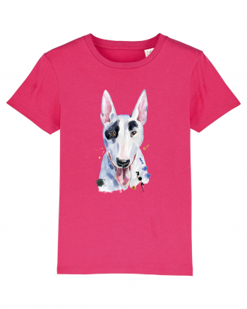 Bullterrier Painting Raspberry