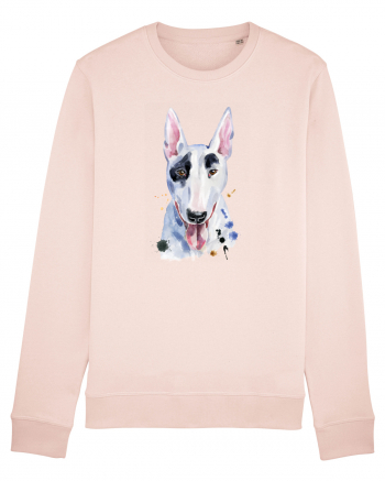Bullterrier Painting Candy Pink