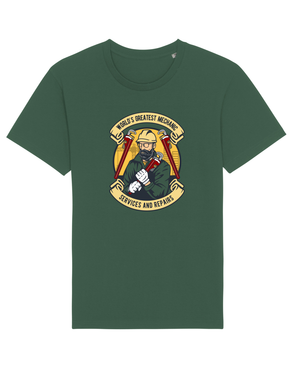 Tricou mânecă scurtă Unisex Rocker Bottle Green