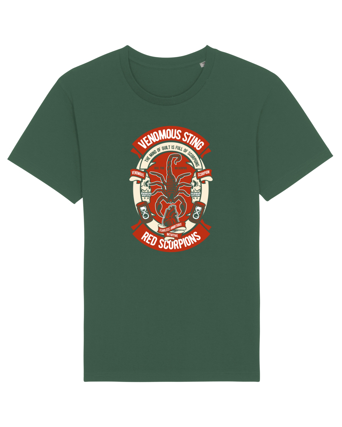 Tricou mânecă scurtă Unisex Rocker Bottle Green