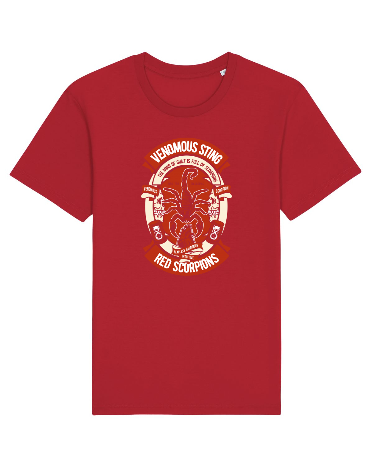 Tricou mânecă scurtă Unisex Rocker Red