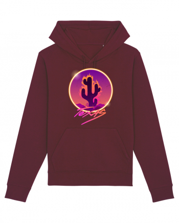 Texas Cactus Fire Burgundy