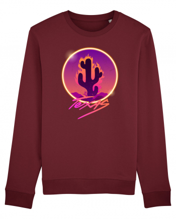 Texas Cactus Fire Burgundy