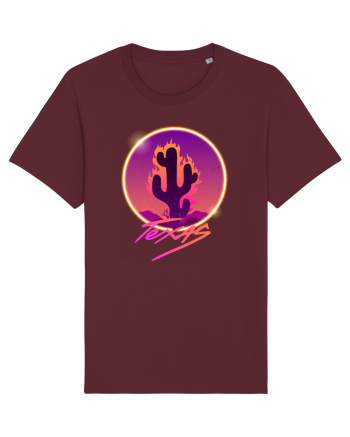 Texas Cactus Fire Burgundy