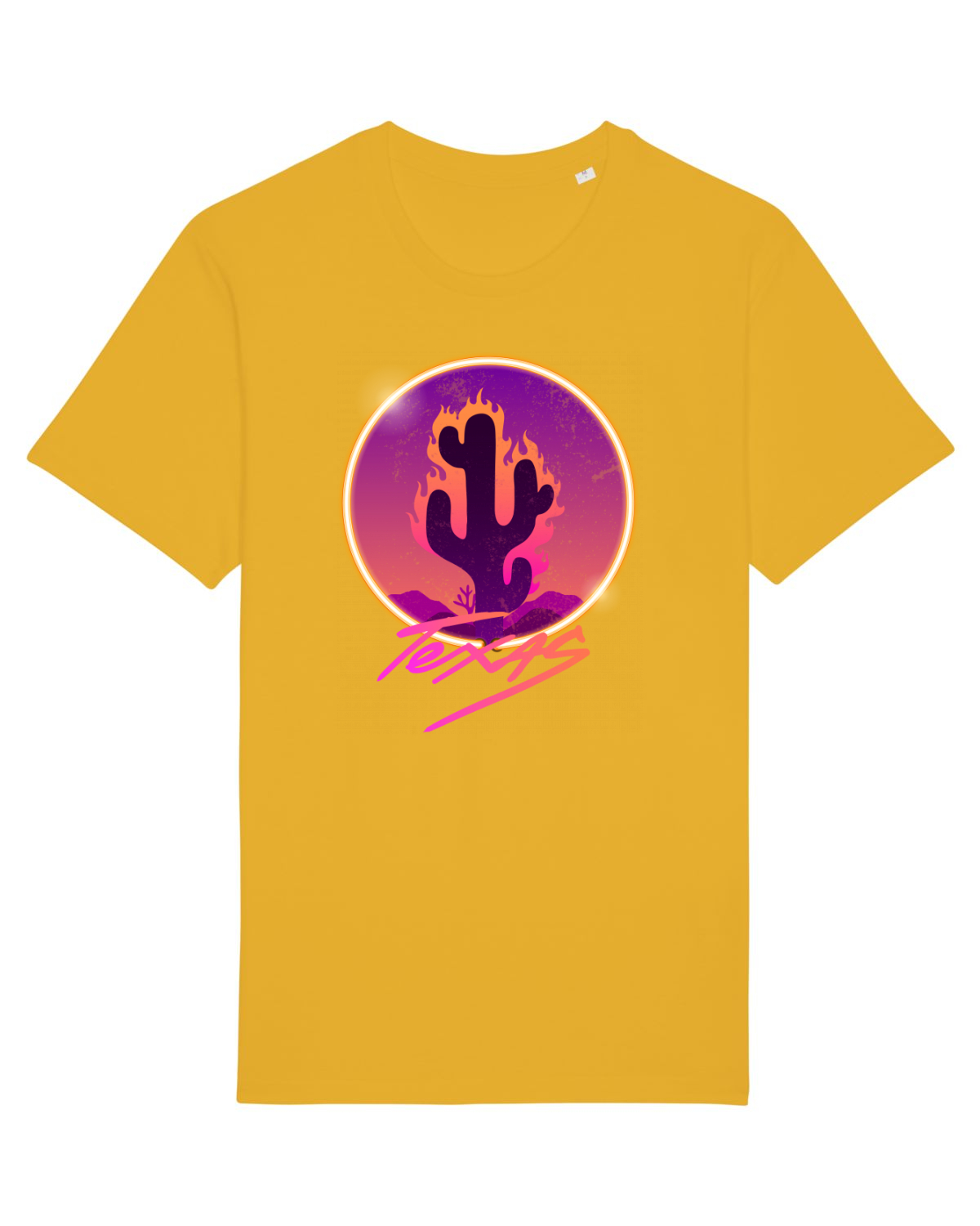 Tricou mânecă scurtă Unisex Rocker Spectra Yellow