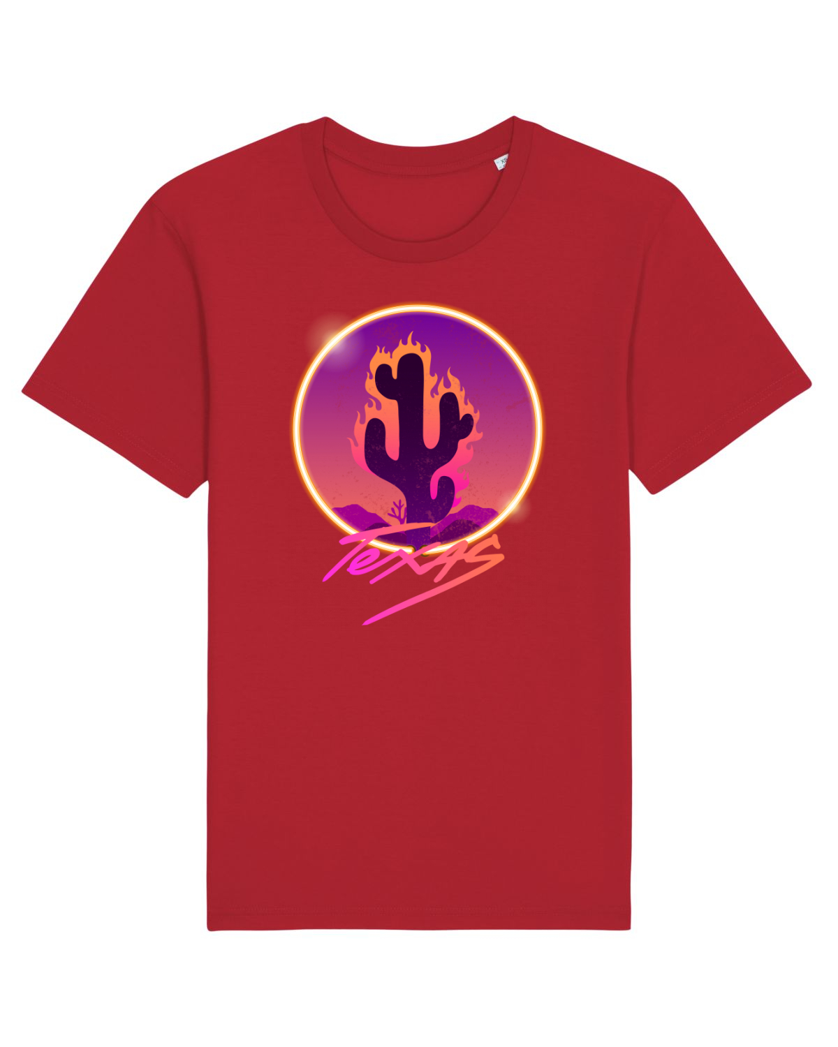 Tricou mânecă scurtă Unisex Rocker Red