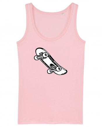 Skateboard Black and White Cotton Pink