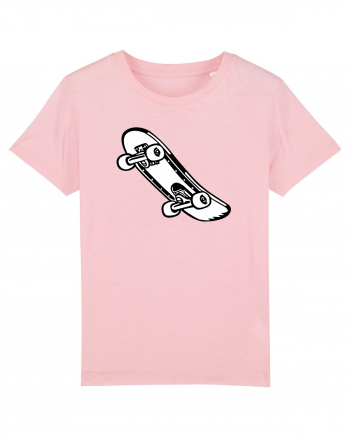 Skateboard Black and White Cotton Pink