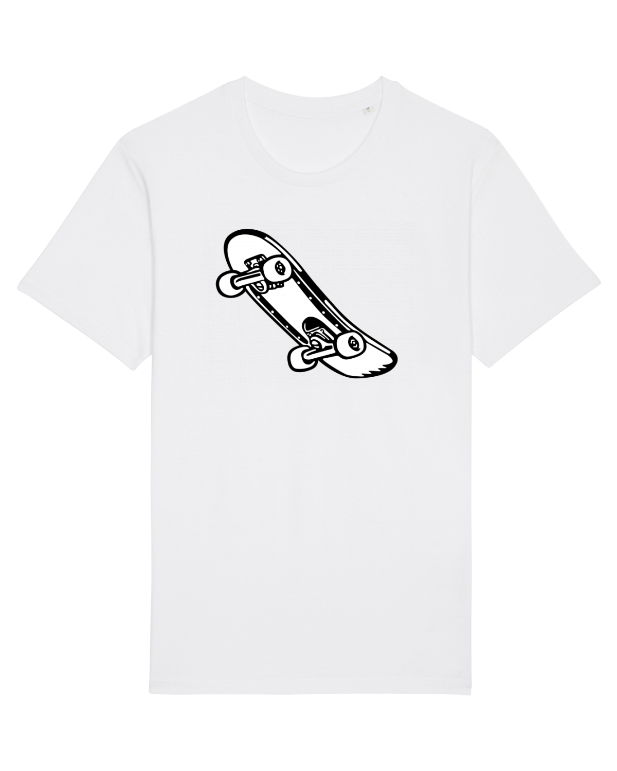 Tricou mânecă scurtă Unisex Rocker White