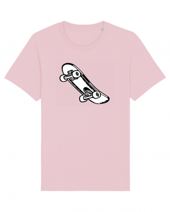 Skateboard Black and White Cotton Pink