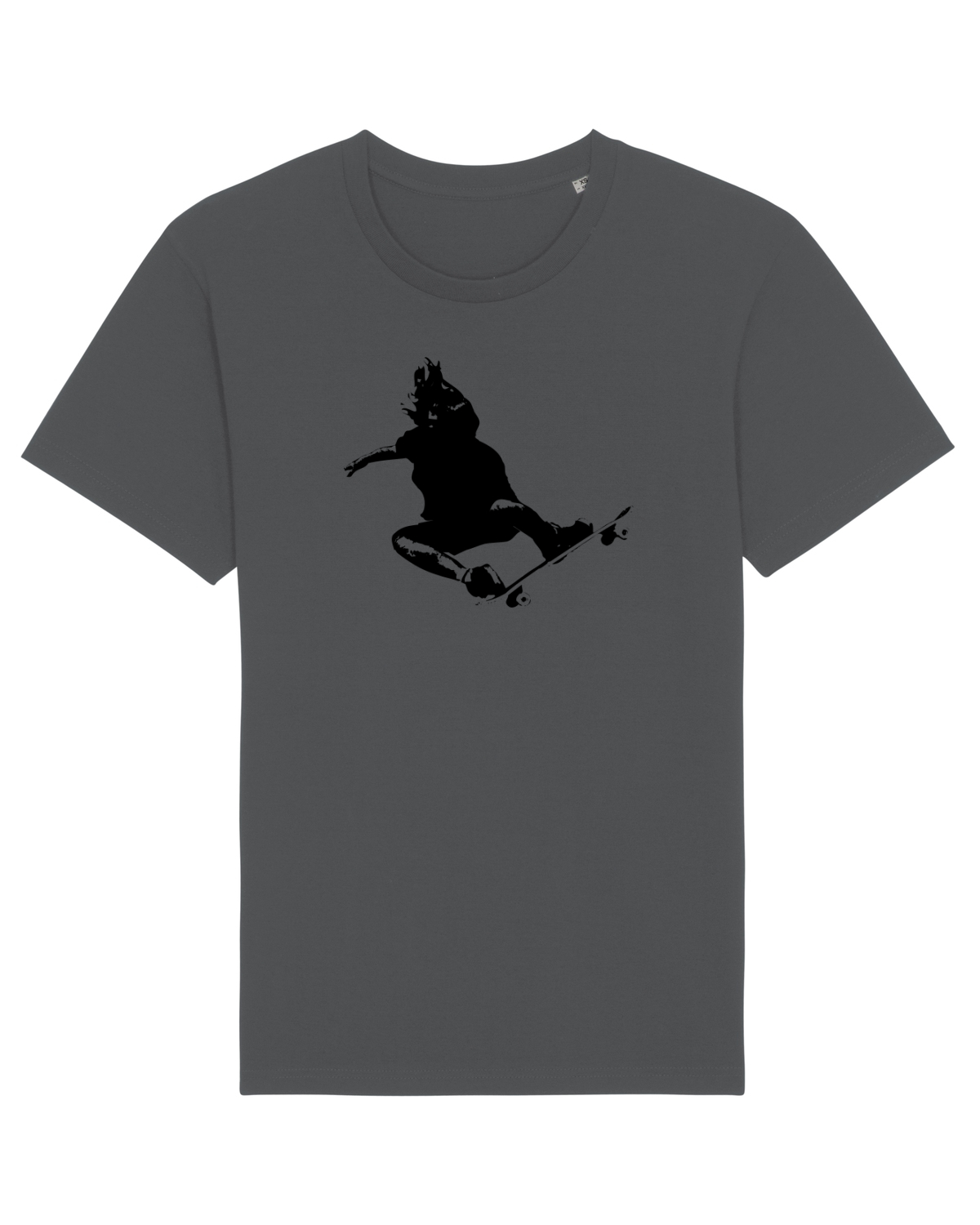 Tricou mânecă scurtă Unisex Rocker Anthracite