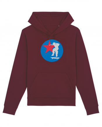 Skater Star Burgundy