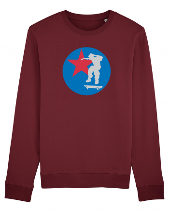 Skater Star Burgundy