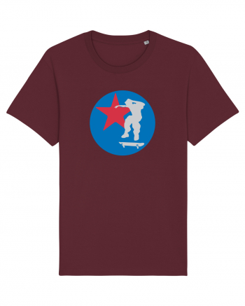 Skater Star Burgundy