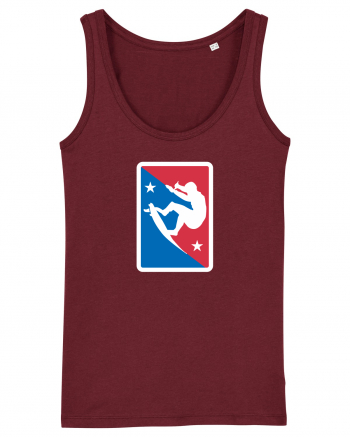 Skater Stars Logo Burgundy