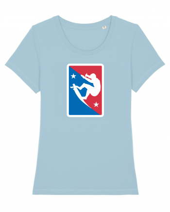 Skater Stars Logo Sky Blue