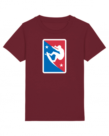 Skater Stars Logo Burgundy