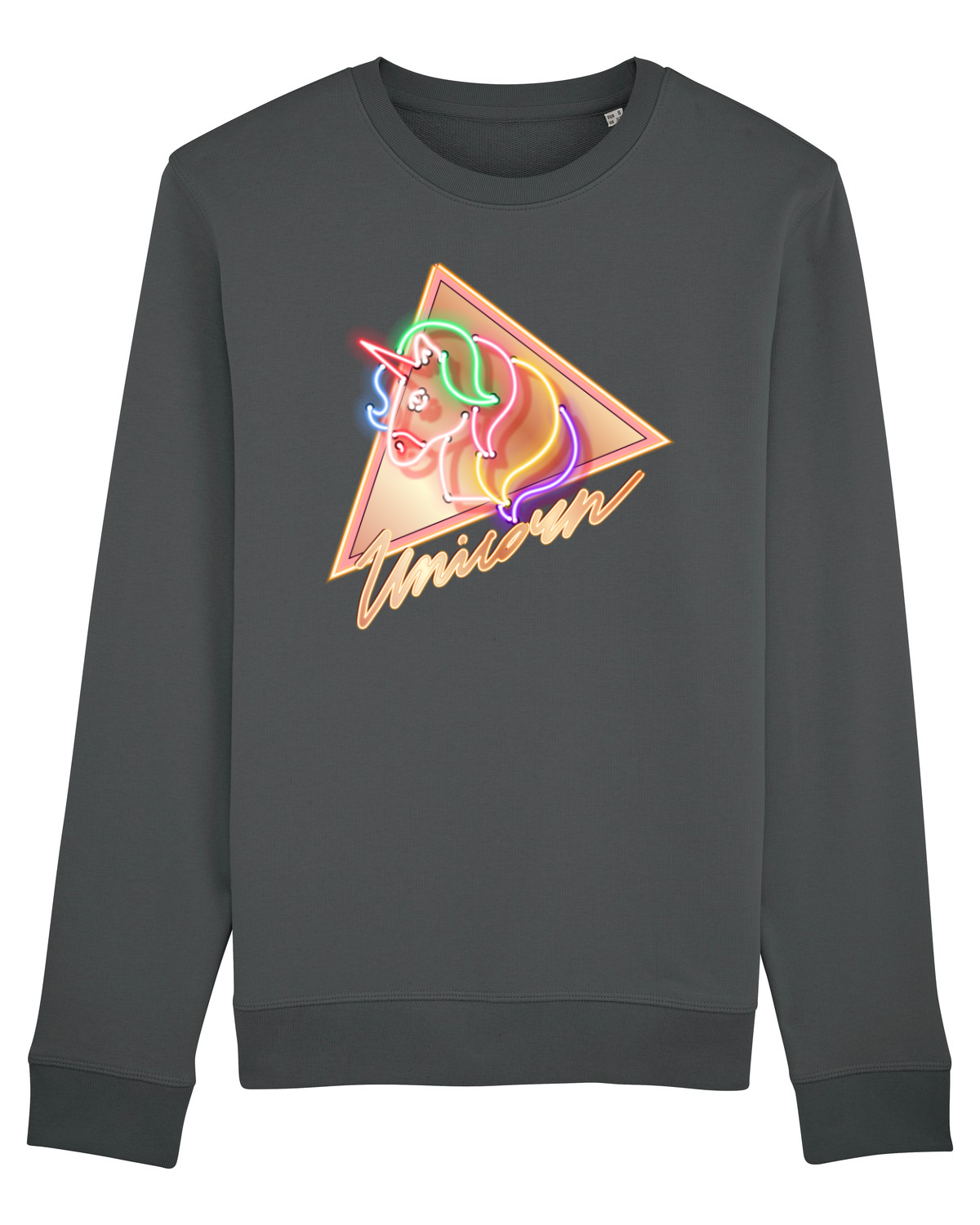 Bluză mânecă lungă Unisex Rise Anthracite
