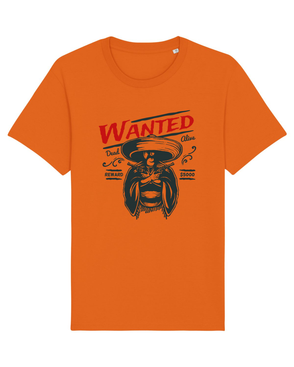 Tricou mânecă scurtă Unisex Rocker Bright Orange
