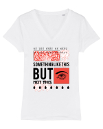 Art Tattoo Inspired Tricou mânecă scurtă guler V Damă Evoker