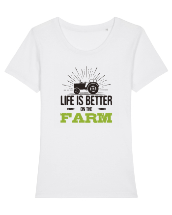 Life is better on the Farm White