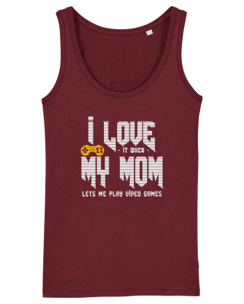I love Mom Burgundy