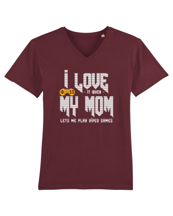 I love Mom Burgundy