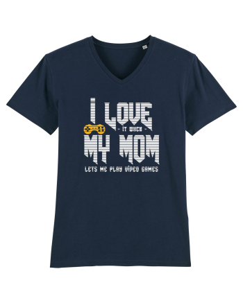 I love Mom French Navy