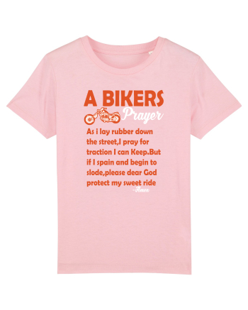 A biker Prayer Cotton Pink