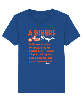 A biker Prayer Majorelle Blue