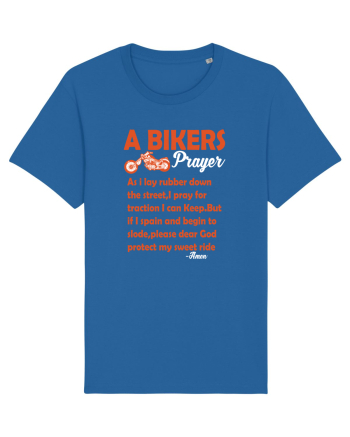 A biker Prayer Royal Blue