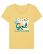 God of Dentists Tricou mânecă scurtă guler larg fitted Damă Expresser