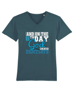 God of Dentists Tricou mânecă scurtă guler V Bărbat Presenter