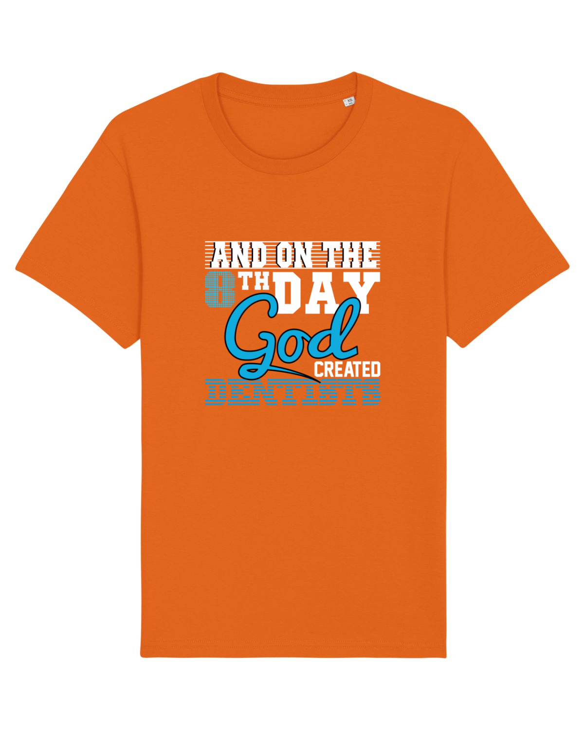 Tricou mânecă scurtă Unisex Rocker Bright Orange