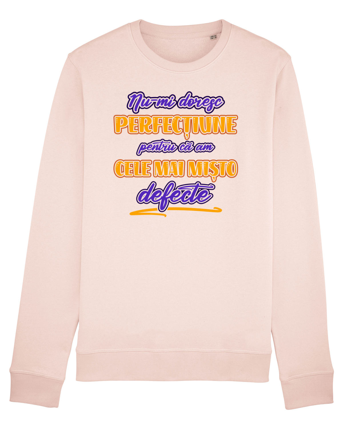 Bluză mânecă lungă Unisex Rise Candy Pink