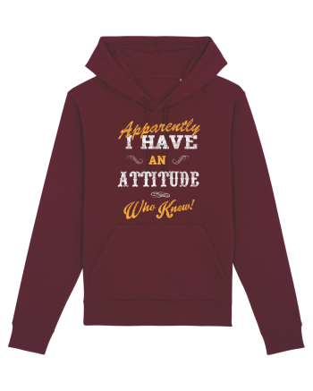 Attitude Puns Burgundy