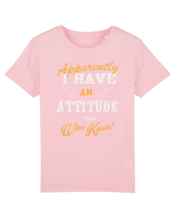Attitude Puns Cotton Pink