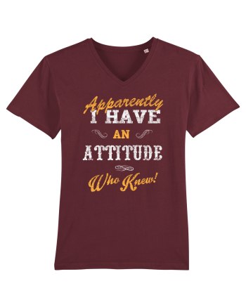 Attitude Puns Burgundy