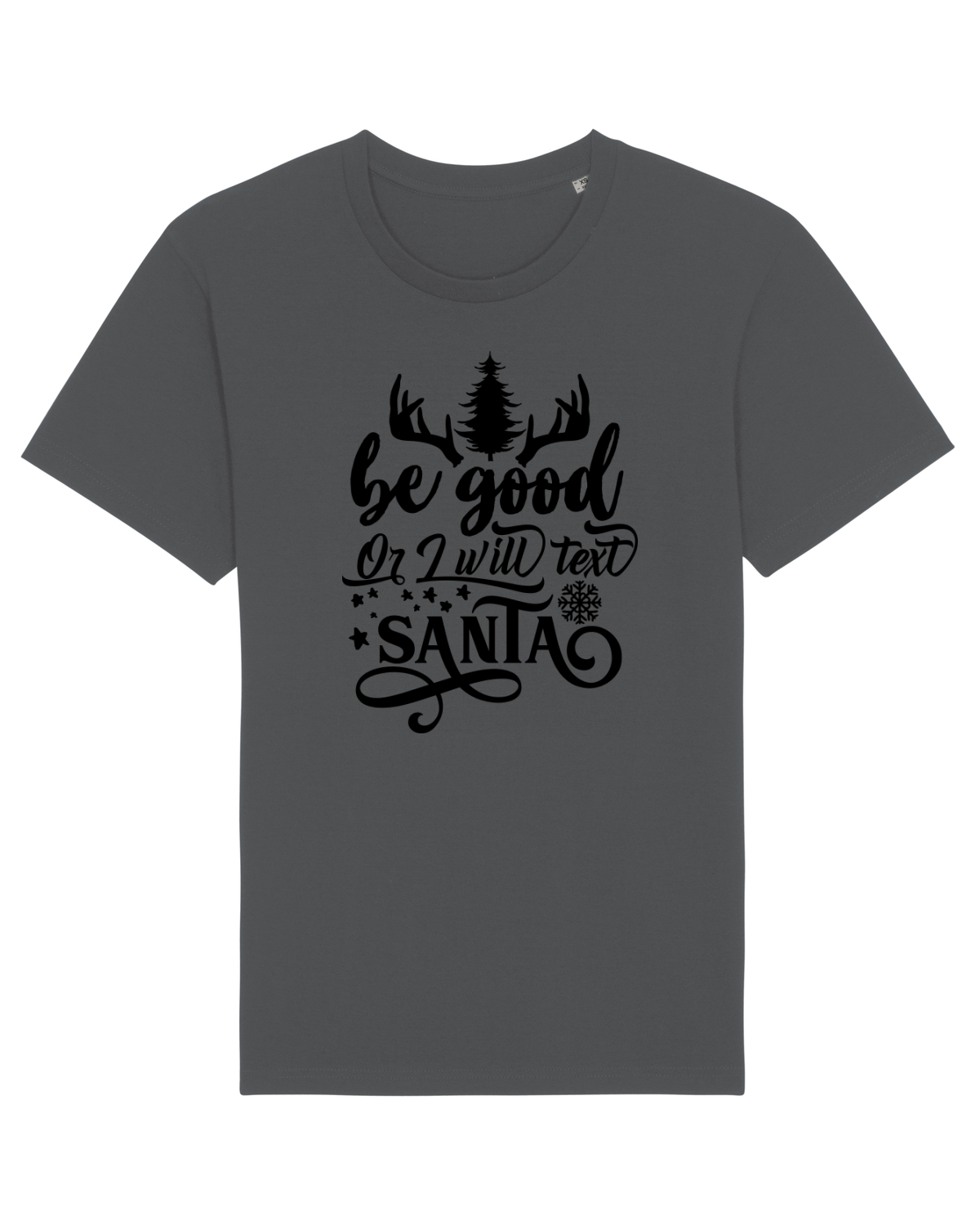 Tricou mânecă scurtă Unisex Rocker Anthracite