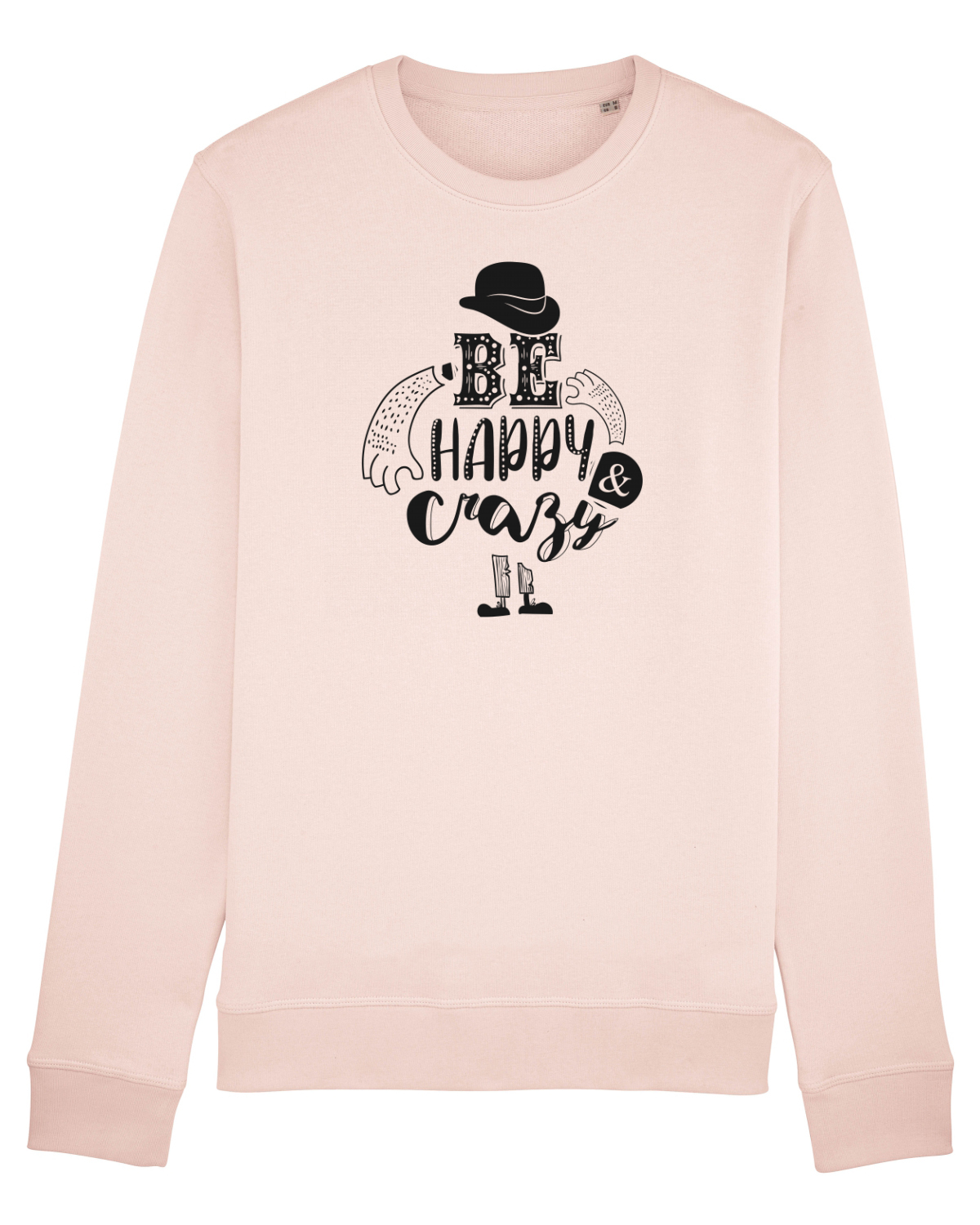 Bluză mânecă lungă Unisex Rise Candy Pink