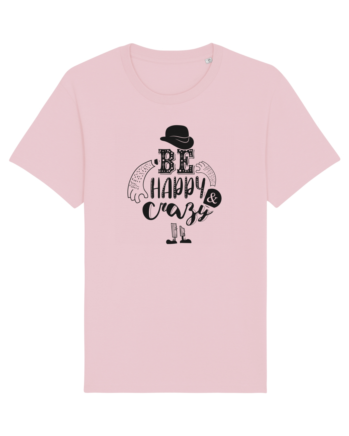 Tricou mânecă scurtă Unisex Rocker Cotton Pink