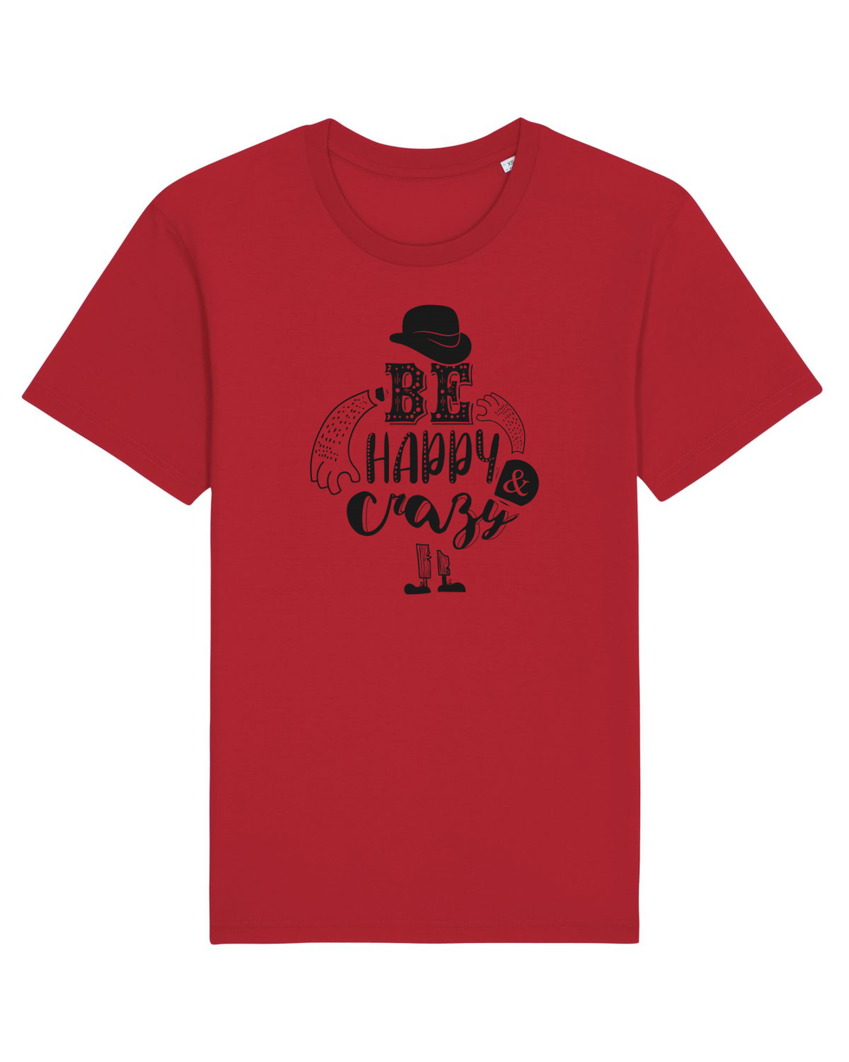 Tricou mânecă scurtă Unisex Rocker Red