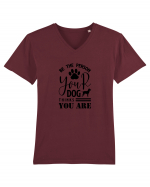 Be the Person Your Dog Thinks You are Tricou mânecă scurtă guler V Bărbat Presenter