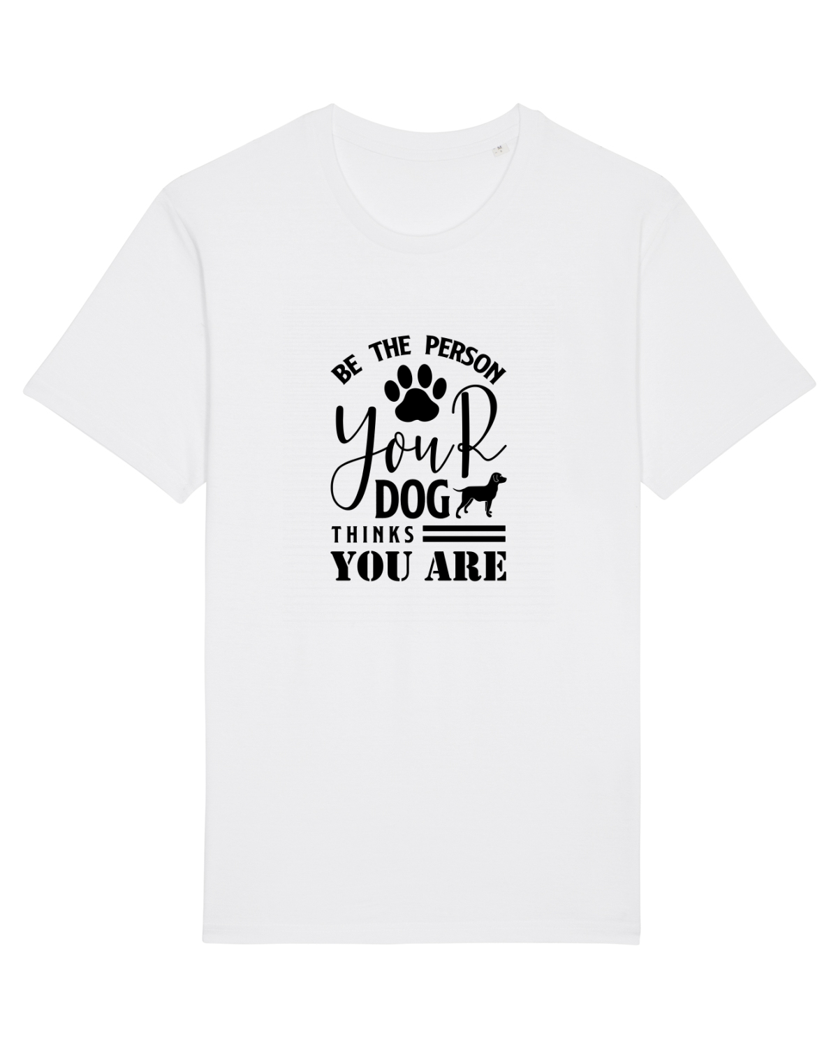 Tricou mânecă scurtă Unisex Rocker White